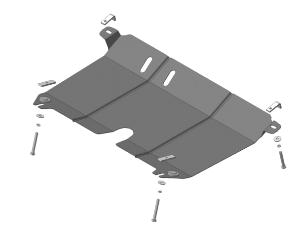 Защита MOTODOR двигателя, КПП Toyota Highlander 2014- Внедорожник Защита MOTODOR двигателя, КПП Toyota Highlander 2014- Внедорожник