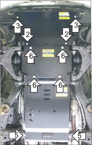 Защита MOTODOR двигателя, переднего дифференциала, КПП, радиатора Toyota Land Cruiser 200 2007-2018 Внедорожник Защита MOTODOR двигателя, переднего дифференциала, КПП, радиатора Toyota Land Cruiser 200 2007-2018 Внедорожник