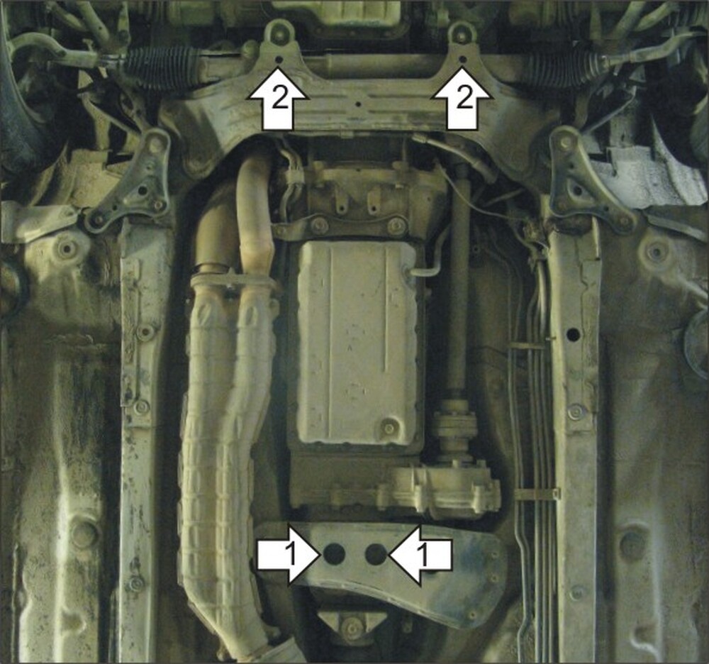 Защита MOTODOR КПП, разд.коробки Toyota Mark II 2000-2004 Седан Защита MOTODOR КПП, разд.коробки Toyota Mark II 2000-2004 Седан
