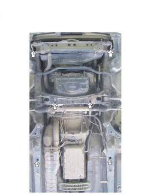 Защита MOTODOR двигателя, КПП Toyota Progres 1997-2007 Седан Защита MOTODOR двигателя, КПП Toyota Progres 1997-2007 Седан
