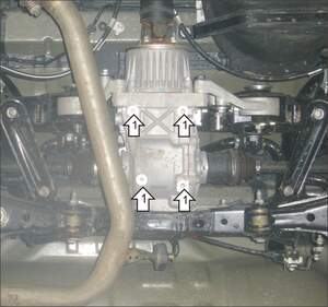 Защита MOTODOR заднего дифференциала Toyota RAV4 2013- Внедорожник