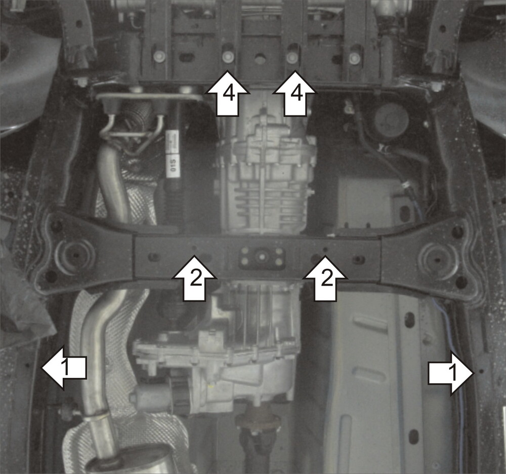 Защита MOTODOR КПП, разд.коробки Volkswagen Amarok 2010- Пикап Защита MOTODOR КПП, разд.коробки Volkswagen Amarok 2010- Пикап