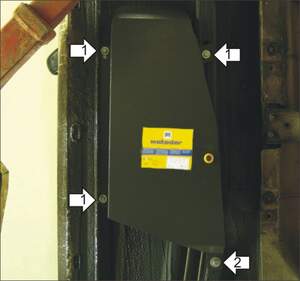 Защита MOTODOR топливоохладителя Volkswagen Caddy  2004-2010 фургон, универсал