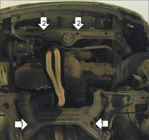 Защита MOTODOR двигателя, КПП Volkswagen Golf III  1991-1997 Хэтчбек, универсал