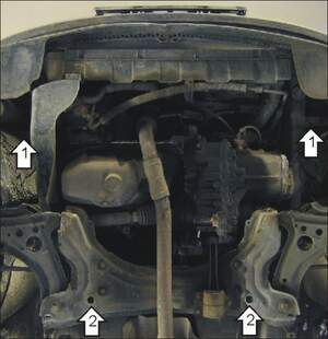 Защита MOTODOR двигателя, КПП Volkswagen Lupo  1998-2005 Хэтчбек