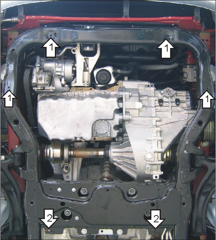 Защита MOTODOR двигателя, КПП Volkswagen Multivan T5 2003-2015 Вэн Защита MOTODOR двигателя, КПП Volkswagen Multivan T5 2003-2015 Вэн