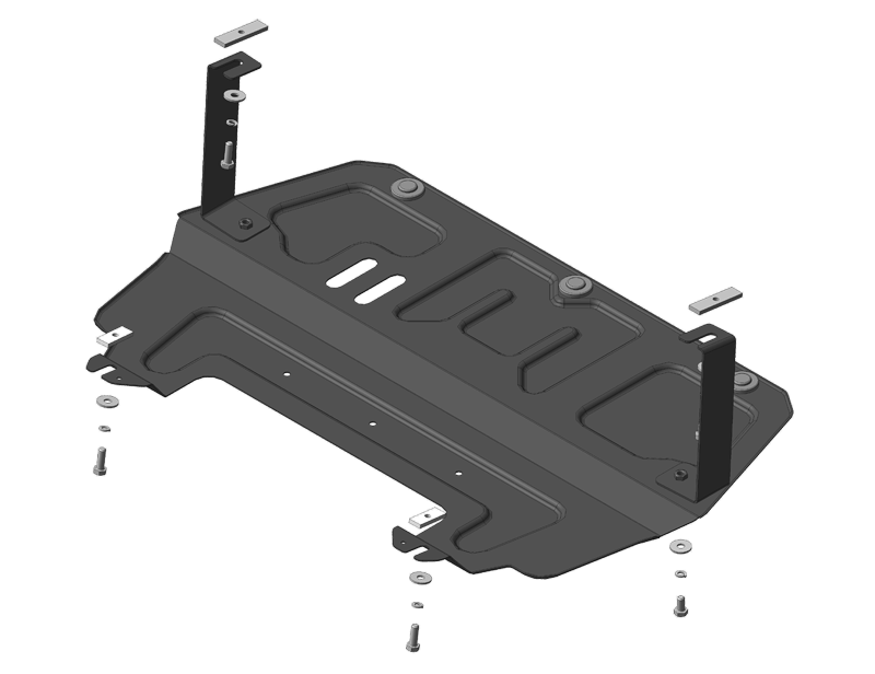 Защита MOTODOR двигателя, КПП Volkswagen Polo 2009-2018 Седан, Хэтчбек Защита MOTODOR двигателя, КПП Volkswagen Polo 2009-2018 Седан, Хэтчбек