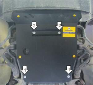 Защита MOTODOR двигателя Volkswagen Touareg 2015- Внедорожник Защита MOTODOR двигателя Volkswagen Touareg 2015- Внедорожник