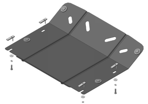 Защита MOTODOR двигателя, переднего дифференциала Volkswagen Touareg 2010-2015 Внедорожник Защита MOTODOR двигателя, переднего дифференциала Volkswagen Touareg 2010-2015 Внедорожник