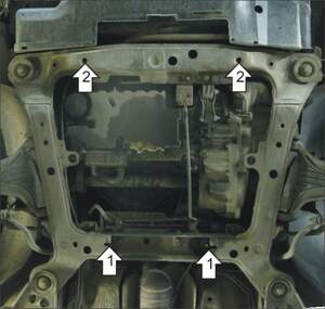 Защита MOTODOR двигателя, КПП Volvo 850  1991-1997 Седан, универсал
