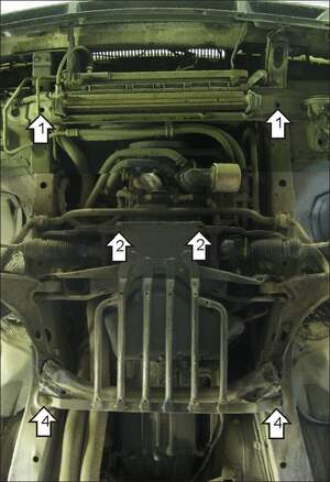 Защита MOTODOR двигателя, КПП Volvo 940-960  1990-1998 Седан, универсал