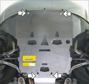 Защита MOTODOR двигателя, КПП Audi A6  2004-2008 Седан