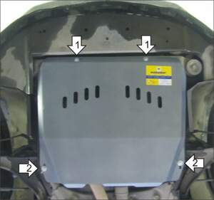 Защита MOTODOR двигателя, КПП Cadillac SRX 2009-2012 Внедорожник Защита MOTODOR двигателя, КПП Cadillac SRX 2009-2012 Внедорожник