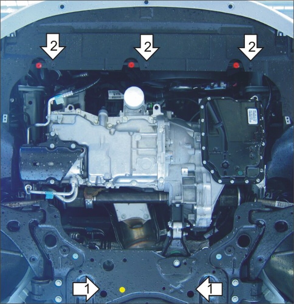 Защита MOTODOR двигателя, КПП Ford Focus II 2004-2010 Седан, универсал, Хэтчбек Защита MOTODOR двигателя, КПП Ford Focus II 2004-2010 Седан, универсал, Хэтчбек