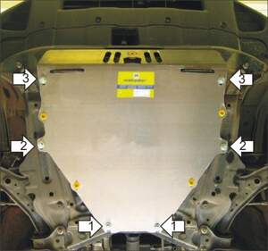 Защита MOTODOR двигателя, КПП Honda CR-V III 2006-2012 Внедорожник