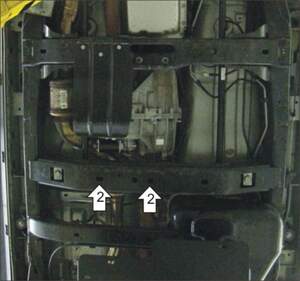 Защита MOTODOR разд.коробки Hummer H3 2005- Внедорожник Защита MOTODOR разд.коробки Hummer H3 2005- Внедорожник