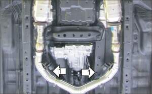 Защита MOTODOR разд.коробки Infiniti FX 37 2010-2014 Внедорожник