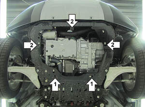 Защита MOTODOR двигателя, КПП Land Rover Discovery Sport 2015-2017 Внедорожник
