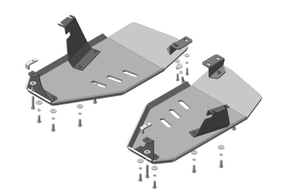 Защита MOTODOR бензобака алюм. Land Rover Discovery Sport 2015- Внедорожник