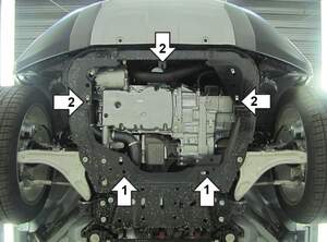 Защита MOTODOR двигателя, КПП LAND ROVER R.R. Evoque I (2011-2018) Внедорожник