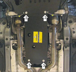 Защита MOTODOR КПП Lexus GS 300/350 2008-2012 Седан