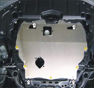 Защита MOTODOR двигателя, КПП Mazda 6  2007-2012 универсал, Седан, Хэтчбек