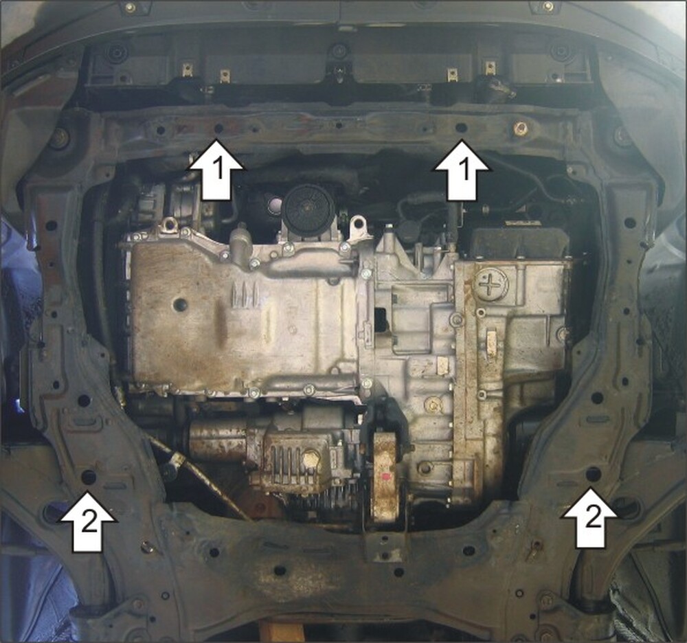 Защита MOTODOR двигателя, КПП Mazda CX-7 2006-2015 Внедорожник Защита MOTODOR двигателя, КПП Mazda CX-7 2006-2015 Внедорожник