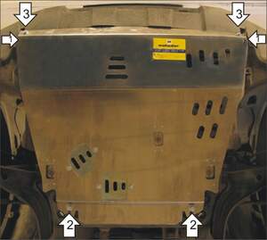 Защита MOTODOR двигателя, КПП Mazda Tribute 2000-2007 Внедорожник Защита MOTODOR двигателя, КПП Mazda Tribute 2000-2007 Внедорожник