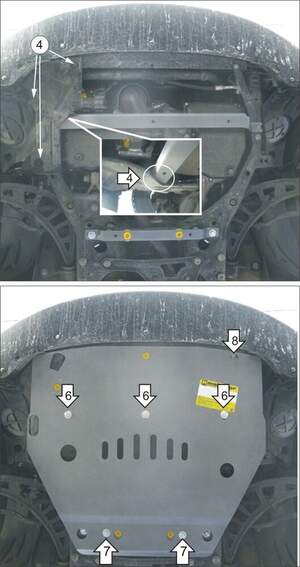 Защита MOTODOR двигателя, КПП Mini Countryman  2010- Хэтчбек