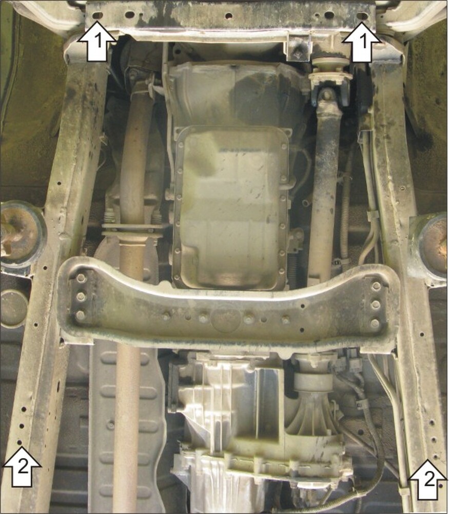 Защита MOTODOR КПП Mitsubishi L 200 2006-2015 Пикап Защита MOTODOR КПП Mitsubishi L 200 2006-2015 Пикап