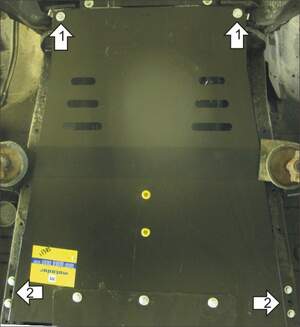 Защита MOTODOR КПП Mitsubishi L 200 2006-2015 Пикап Защита MOTODOR КПП Mitsubishi L 200 2006-2015 Пикап