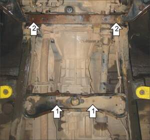 Защита MOTODOR КПП Mitsubishi L 200 2006-2015 Пикап Защита MOTODOR КПП Mitsubishi L 200 2006-2015 Пикап