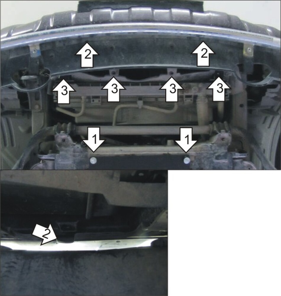 Защита MOTODOR радиатора Nissan Pathfinder 2010-2014 Внедорожник Защита MOTODOR радиатора Nissan Pathfinder 2010-2014 Внедорожник