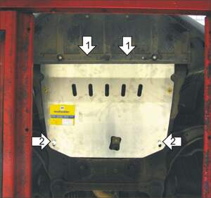 Защита MOTODOR двигателя, КПП NISSAN Qashqai, Qashqai +2 2007-2014 Внедорожник