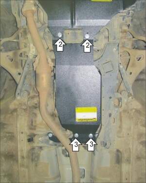 Защита MOTODOR КПП Subaru Forester  2013- Внедорожник