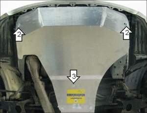 Защита MOTODOR двигателя Subaru Impreza  2007-2011 Седан, Хэтчбек