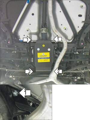 Защита MOTODOR заднего дифференциала Subaru Legacy, Legacy Turbo 2009-2015 Седан Защита MOTODOR заднего дифференциала Subaru Legacy, Legacy Turbo 2009-2015 Седан