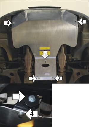 Защита MOTODOR двигателя, КПП Subaru Tribeca 2005-2014 Внедорожник Защита MOTODOR двигателя, КПП Subaru Tribeca 2005-2014 Внедорожник