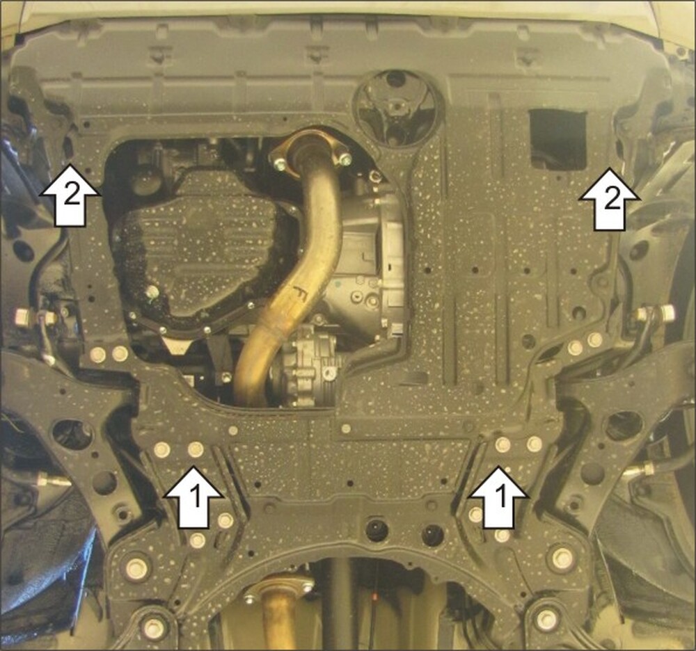 Защита MOTODOR двигателя, КПП Toyota RAV 4 2010-2013 Внедорожник Защита MOTODOR двигателя, КПП Toyota RAV 4 2010-2013 Внедорожник