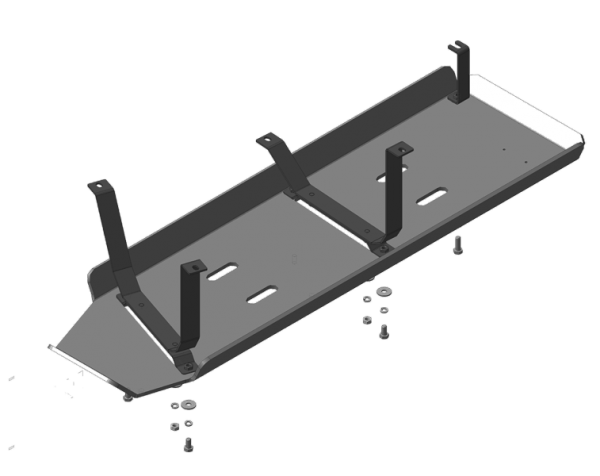 Алюминиевая защита топливного бака (8 мм) для Volkswagen Amarok 2010-2016, 2016- Алюминиевая защита топливного бака (8 мм) для Volkswagen Amarok 2010-2016, 2016-