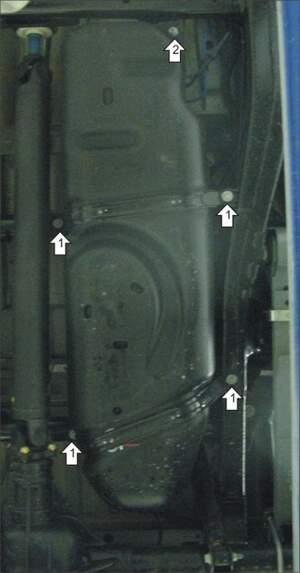 Алюминиевая защита топливного бака (8 мм) для Volkswagen Amarok 2010-2016, 2016- Алюминиевая защита топливного бака (8 мм) для Volkswagen Amarok 2010-2016, 2016-