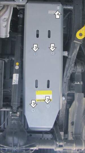 Алюминиевая защита топливного бака (8 мм) для Volkswagen Amarok 2010-2016, 2016- Алюминиевая защита топливного бака (8 мм) для Volkswagen Amarok 2010-2016, 2016-