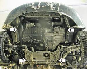 Защита MOTODOR двигателя, КПП Volkswagen Passat CC  2012-2015 Седан