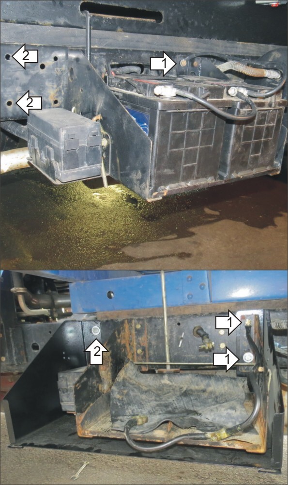 Защита MOTODOR кожуха аккумулятора BAW Fenix 1044 2011- Грузовик Защита MOTODOR кожуха аккумулятора BAW Fenix 1044 2011- Грузовик