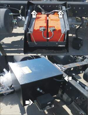 Защита MOTODOR АКБ Foton BJ 1069 2012- шасси