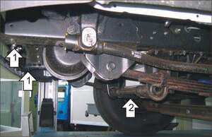 Усиленная защита радиатора (2 мм, сталь) для Hyundai HD72 шасси 2003-