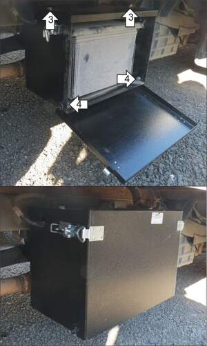 Усиленная защита антивандального кожуха аккумулятора (1,5 мм, сталь) для Hyundai Porter фургон 2012-2017, 2017-