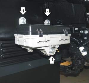 Защита MOTODOR АКБП Isuzu  FSR90/FVR34 2013-2017 шасси