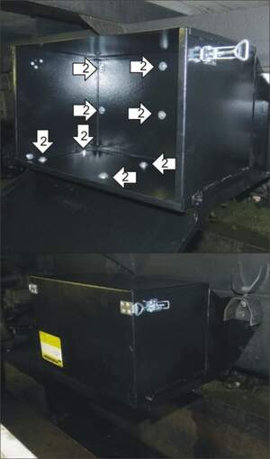 Защита MOTODOR ящика для инструмента Isuzu  FVR34 2013-2017 шасси