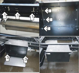 Защита MOTODOR ящика для инструмента Isuzu NMR 85H/NPR 75H 2011-2017 шасси Защита MOTODOR ящика для инструмента Isuzu NMR 85H/NPR 75H 2011-2017 шасси